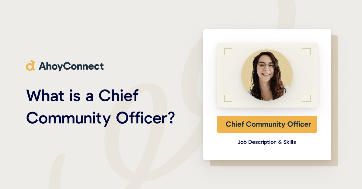 What Is A Chief Community Officer Job Description Skills 